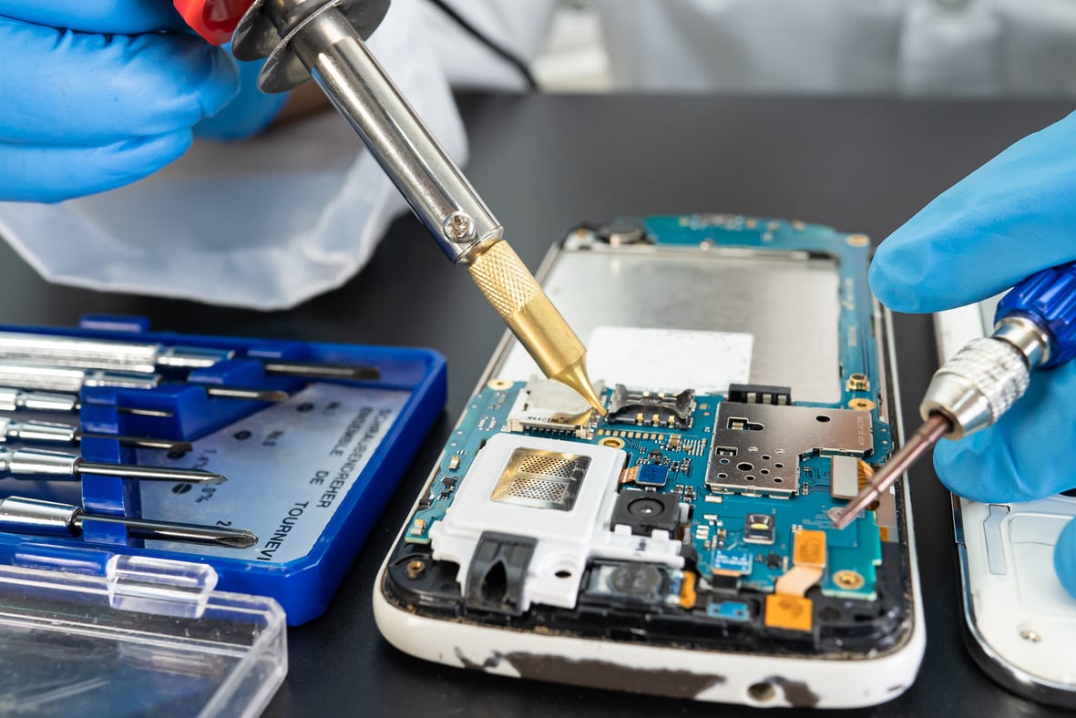 Repairing and upgrade Samsung mobile phone, electronic, computer